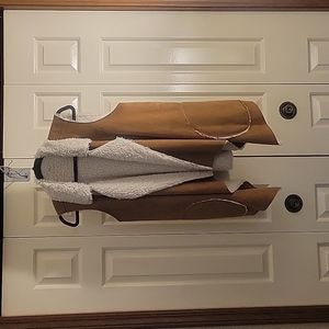 Faux Suede Fur Vest